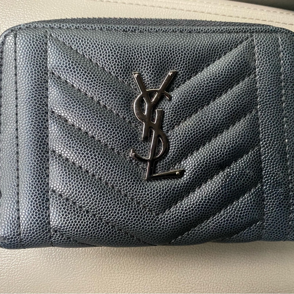 YSL Black Wallet